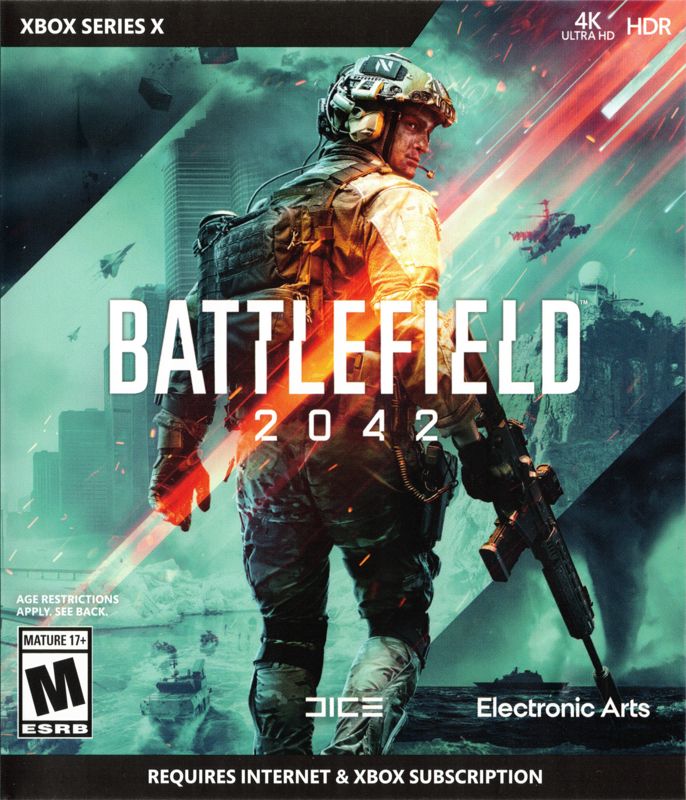 Battlefield 2042 box art for Xbox Series X
